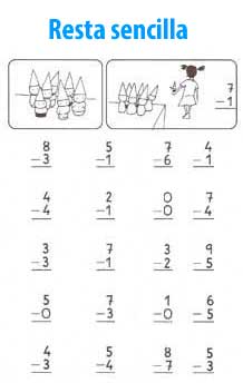 Resta sencilla